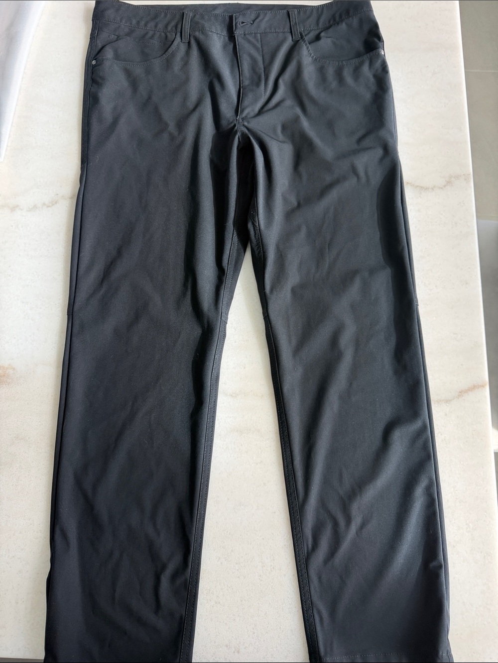 Men's Black Slim Chinos